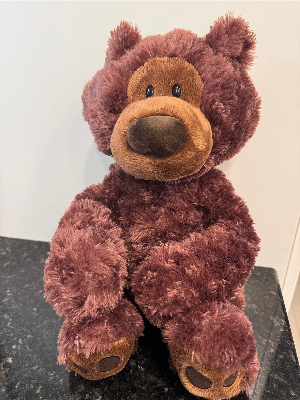 Gund Philbin Teddy Bear Plush Chocolate Brown Floppy Stuffed Animal 18"